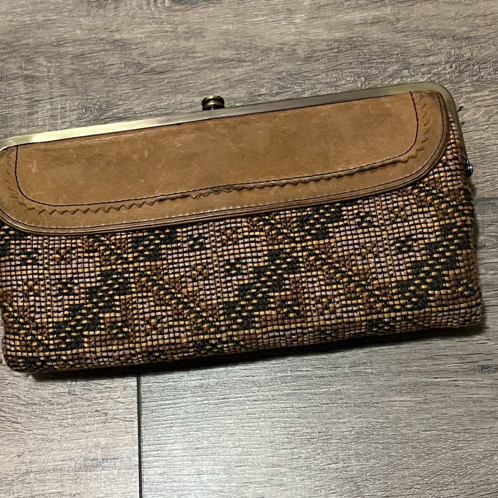 HOBO Woven Clutch Wallet